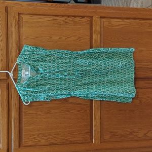 LOFT turquoise dress XS